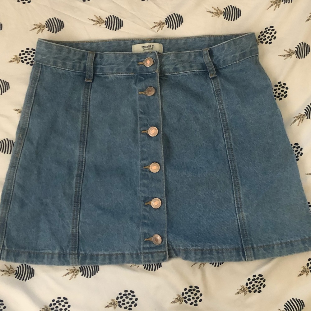Forever 21 jean skirt